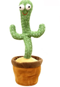 Dancing Cactus Baby Mimicking Recording Music Light Up Baby Interactive Toy